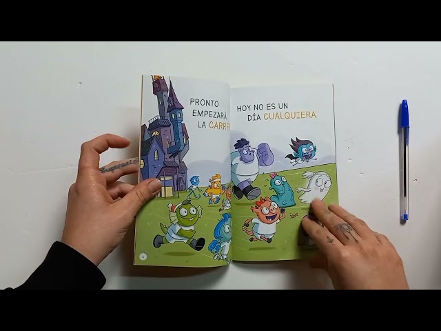 Vídeo relacionado con Aprender a leer en la Escuela de Monstruos 4 - Grandes pinreles: En letra MAYÚSCULA (libros para niños a partir de 5 años) (Montena)