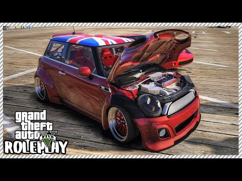 GTA 5 Roleplay - Wild Liberty Walk Mini Cooper at HUGE Car Meet | RedlineRP #173