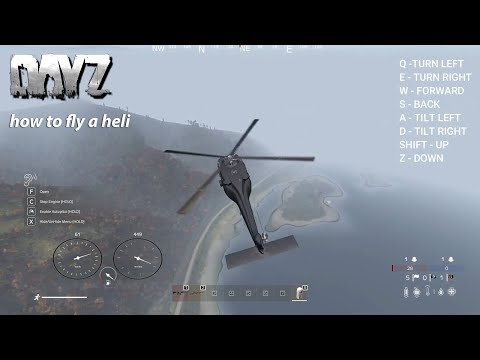 How to Fly a Heli in DayZ including controls #dayz