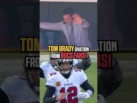 Tom Brady STANDING OVATION From Bucs Fans! 👏 #tombrady #football #nfl