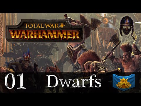 Total War Warhammer :: Dwarf Let's Play as Thorgrim Grudgebearer (Hard ) : Part 1 The Silver Road