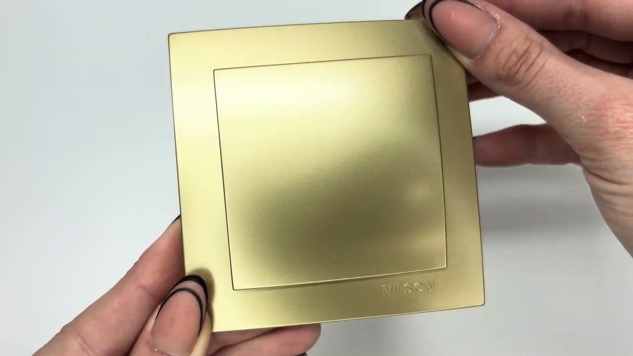 Выключатель одноклавишный NILSON Touran Золото 24151001