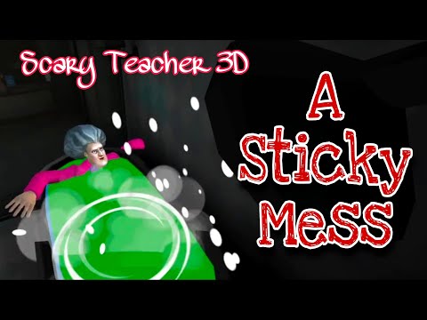Scary Teacher 3D - A Sticky Mess (Easy way to ruin Miss T's bath time)