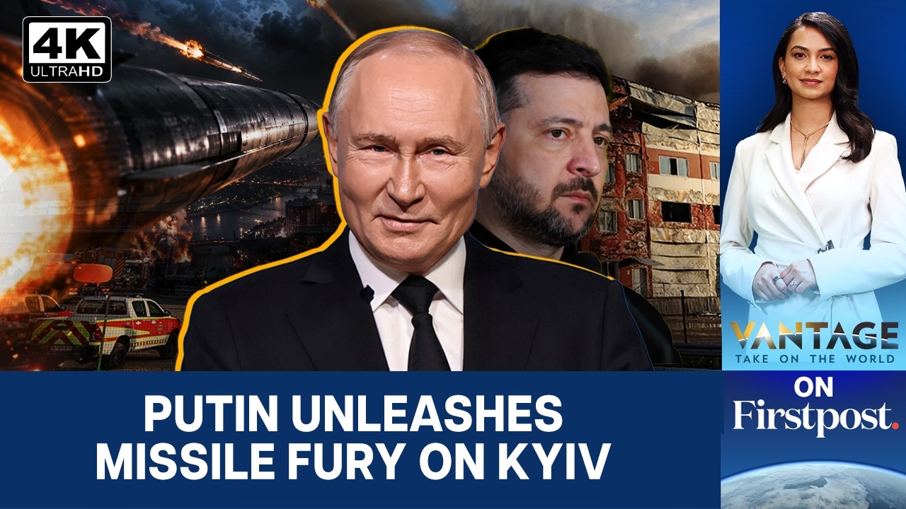 Russia's Hypersonic Missiles Wreak Havoc In Kyiv In Major Attack | Vantage on Firstpost | 4K