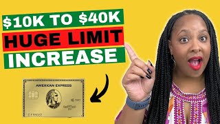 Increase Amex Gold Card Spending Limit