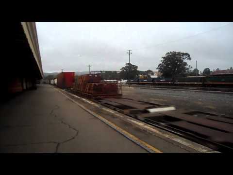 Triple NR's Container train at Ararat 3/3/2012