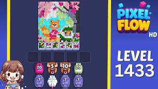 Pixel Flow Level 1433 Solution Walkthrough