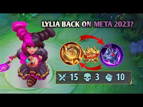 DAMAGE HACK‼️Lylia Build Tersakit 2023|Lylia Best Build-Mobile Legends