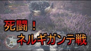 【MHW実況】死闘！ネルギガンテ戦！