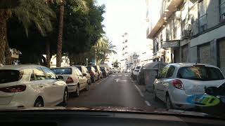 Circulación CEU, plaza reyes católicos, antiguo juzgados, calles estrechas, Santa Ana.