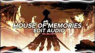 house of memories - panic at the disco edit audio