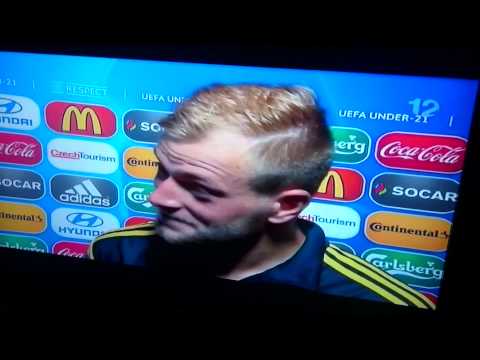 John Guidetti interview after the  game against Portugal National under 21