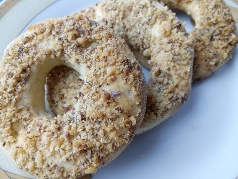 Печенье песочное с орешками.