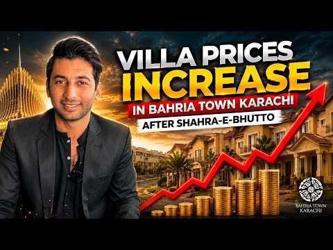 Villa Prices Increase In Bahria Town Karachi After Shahrah-e-Bhutto