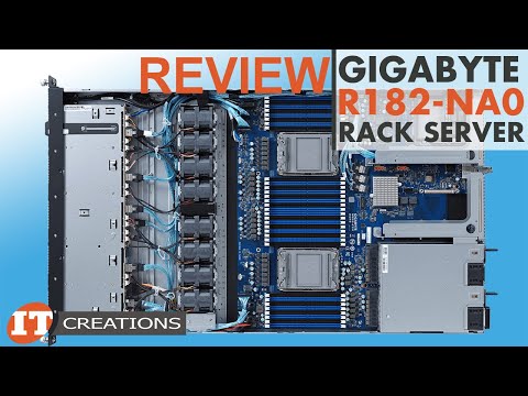 Gigabyte R182-NA0 Server With 3rd Gen Intel Xeons and All NVMe Storage! | IT Creations