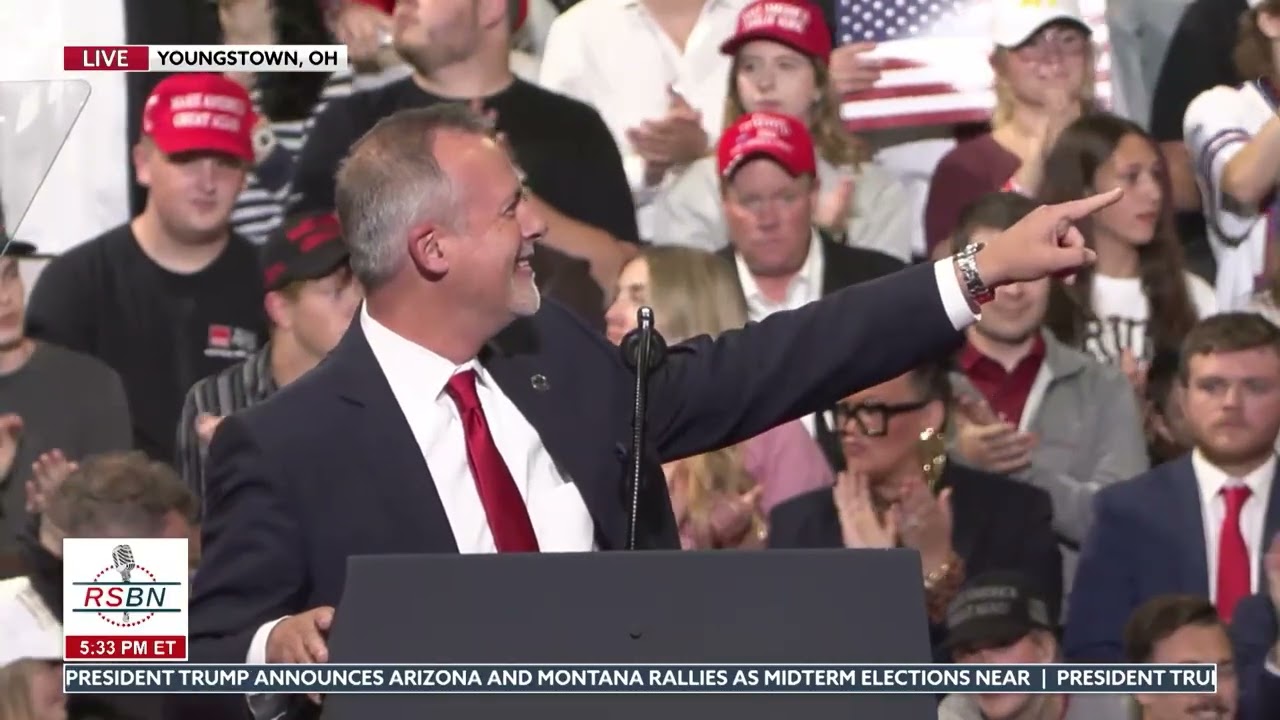 Ohio Politicians Lead Prayer & Pledge Before Libby Krieger Performs National Anthem - 10/12/26