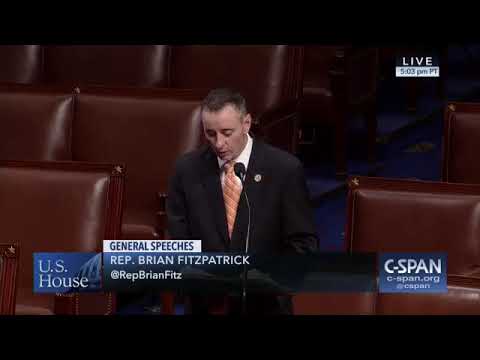 Rep. Brian Fitzpatrick floor speech on climate change