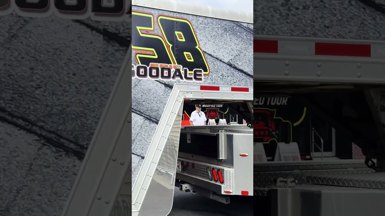 NASCAR Haulers On Site
