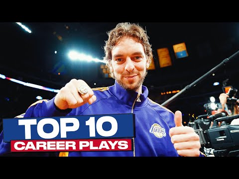 Pau Gasol Top 10 Career Plays ❤