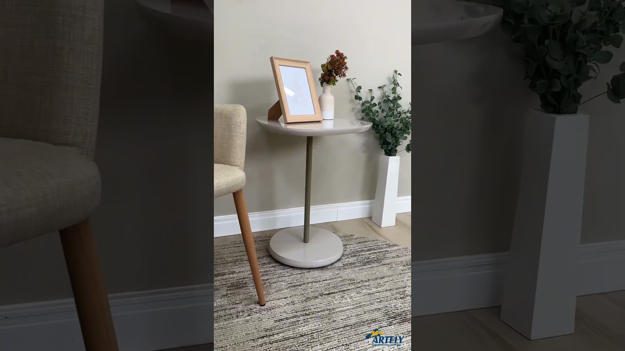 Thumbnail do vídeo - Mesa de Apoio Bel Alta - Off White