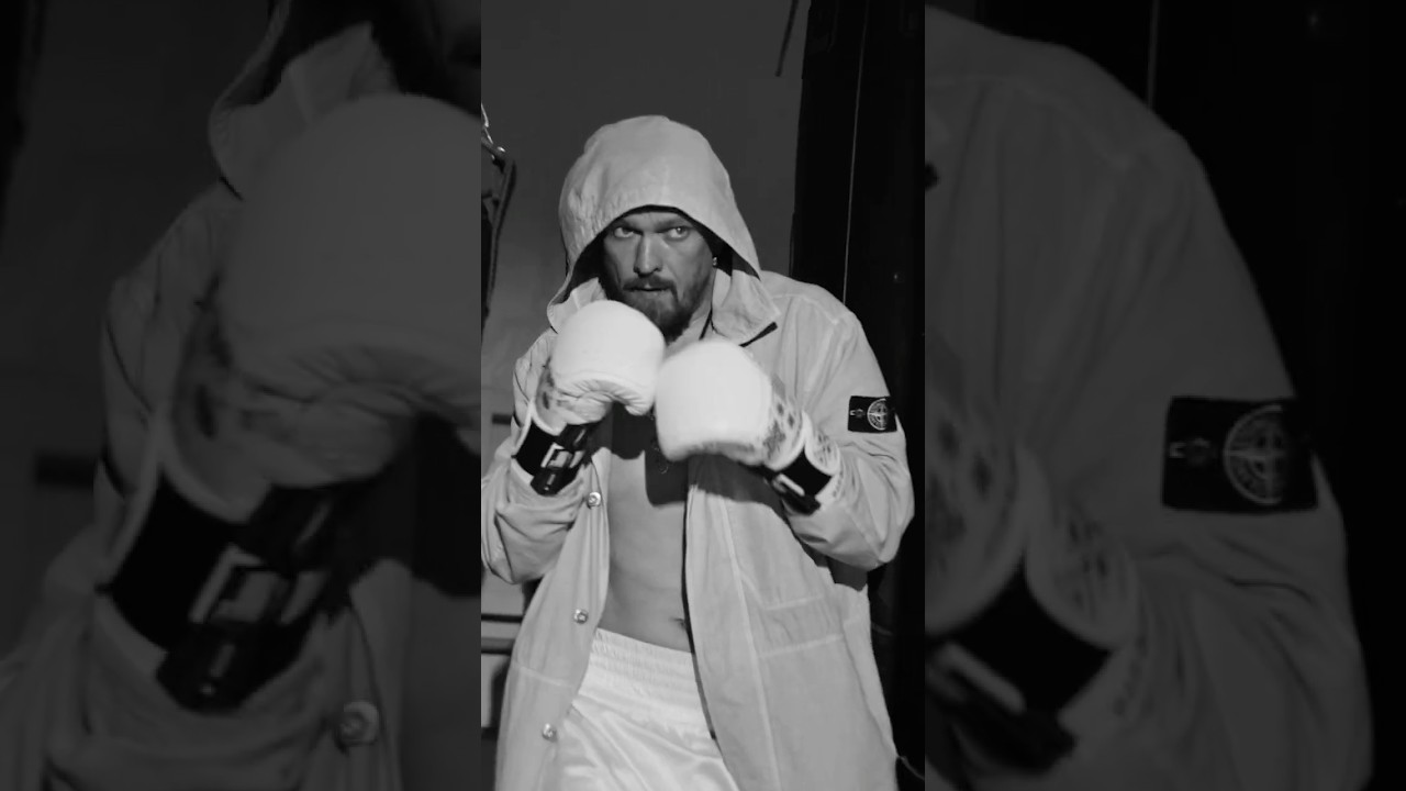 Oleksandr Usyk wears a mix of Spring_Summer ‘026 collection and archive pieces in Kyiv, Ukraine.