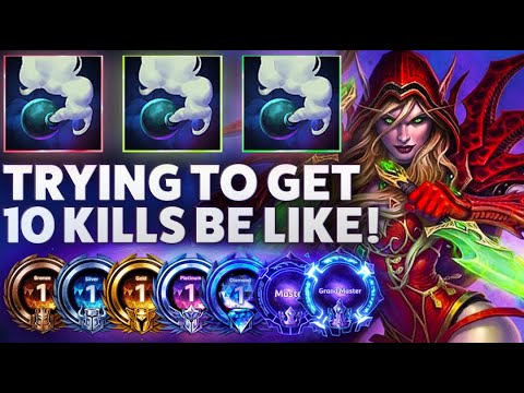 Valeera Cloak - TRYING TO GET 10 KILLS BE LIKE! - BRONZE TO GRANDMASTER ADVENTURES!