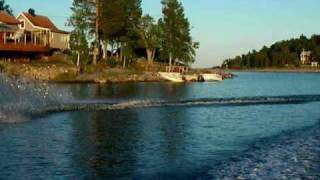 preview picture of video 'Marcus Nyberg waterskiing at Spikarna'