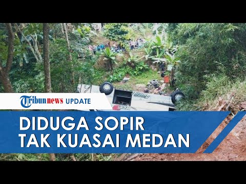 Sopir Tak Kuasai Medan Diduga Penyebab Bus Masuk Jurang di Sumedang, Banyak Turunan & Tikungan Tajam