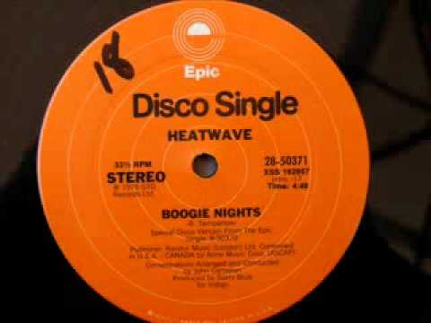 70's disco music - Heatwave - Boogie Nights 1976