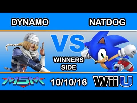 MSM 69 - Dynamo (Sheik) Vs. Natdog (Sonic) Winners Side - Smash Wii U