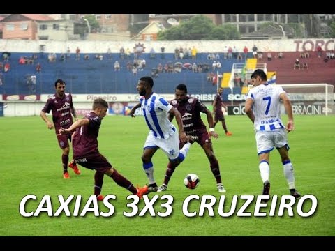 Gols do empate entre Caxias e Cruzeiro-RS