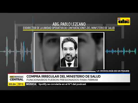 Cronología de un fraude en el Ministerio de Salud