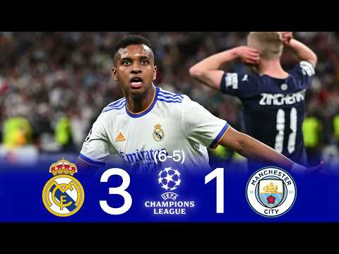 🔥 Real Madrid vs Manchester City (6–5) | UEFA Champions League 2022 | Epic Comeback Highlights 🔥