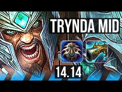 TRYNDAMERE vs ZOE (MID) | 12/1/6, 1600+ games, Legendary | EUW Master | 14.14