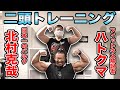 【腕トレ】ハトクマさんに腕が太くなるトレーニング教えました!