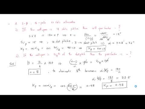 Synchronous generator Alternator Working Principle Lec 01
