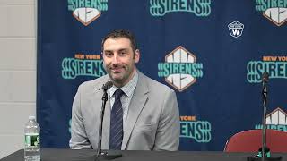 NY Sirens vs Boston Fleet Post Game With Head Coach Greg Fargo