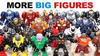 Iron Man Hulkbuster Carnage Venom Riot Wreck it Ralph Green Lantern Groot Unofficial Lego BigFigs by pinoytoygeek