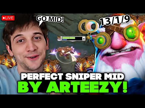 ARTEEZY on SNIPER MID SHOWED A PERFECT GAME!