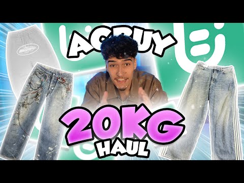 ULTIMATE PANTS HAUL FROM ACBUY (Acne Studio, Balenciaga, Denim Tears)