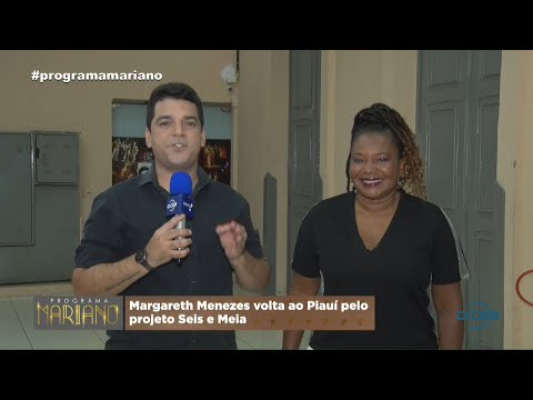 Ítalo Motta entrevista Margareth Menezes em sua volta no projeto Seis e Meia 20 11 2021