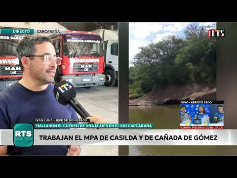 HALLAZGO EN EL RÍO CARCARAÑÁ | ENCONTRARON EL CUERPO DE UNA MUJER TRAS UN OPERATIVO DE BÚSQUEDA