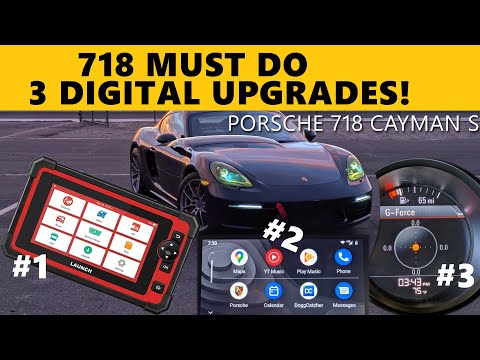 Three upgrades you MUST DO for your 718 Boxster / Cayman