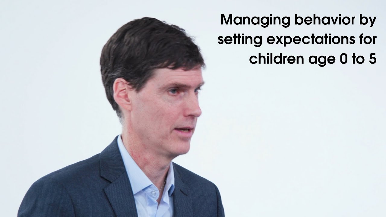 Managing behavior by setting expectations for children age 0 to 5