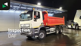 Skl&aacute;pač DAF CF 480 CF 6X4 Tractorhead + 12m3 AJK tipper wechselsystem Steels | Obraz 4 - Autoline