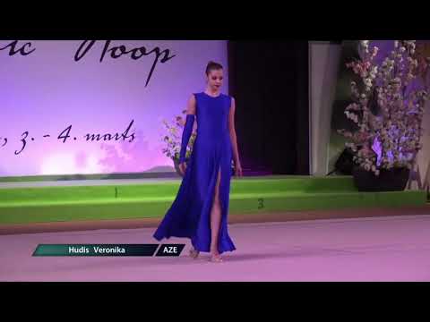 Veronika Hudis (AZE). Gala-Show. «Baltic Hoop 2018», 04.03.2018, Riga, Latvia
