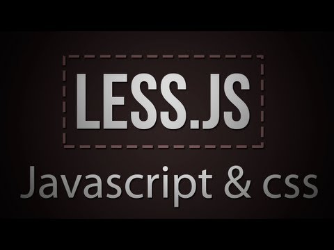Tutorial como hacer hojas de estilos CSS dinamicas con Less js libreria Javascript