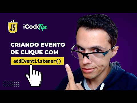 AddEventListener JavaScript com evento de clique | ilustraCode
