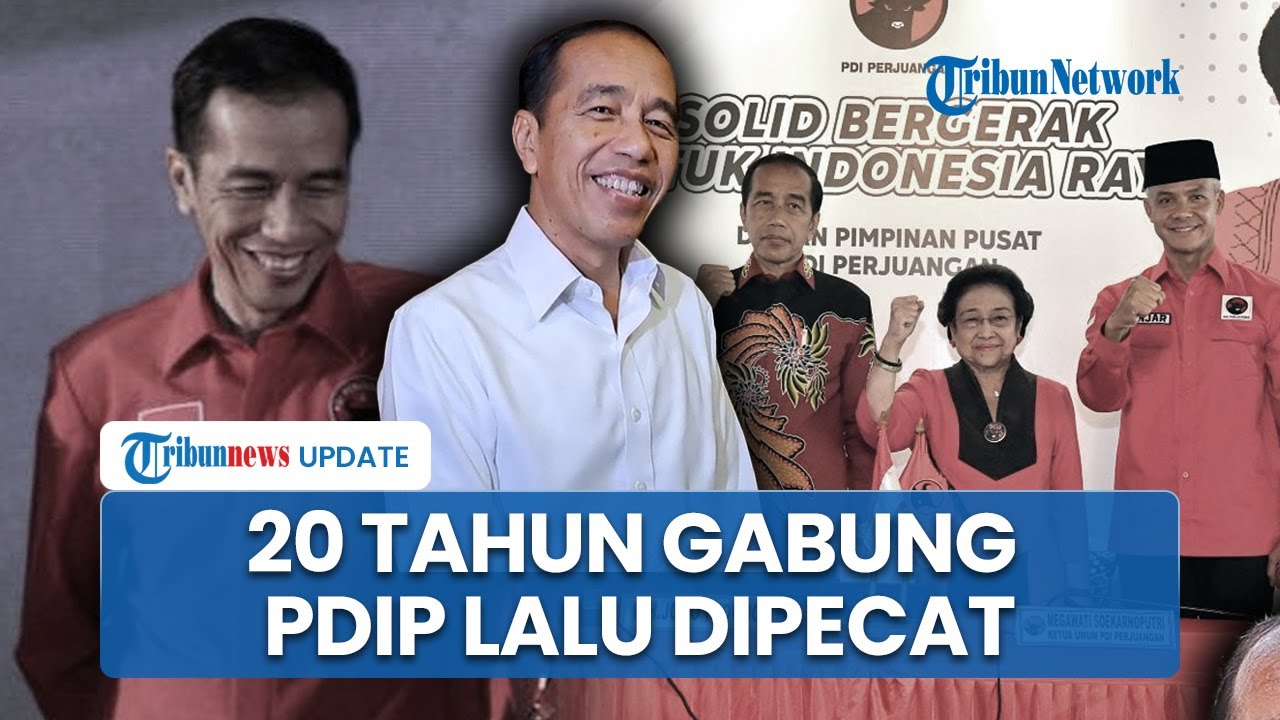 20 Tahun Jokowi di PDIP: 2 Periode Jabat Wali Kota Solo & Presiden RI, Kini 'Diceraikan' Partai
