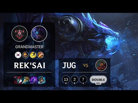 Rek'Sai Jungle vs Graves - KR Grandmaster Patch 10.24